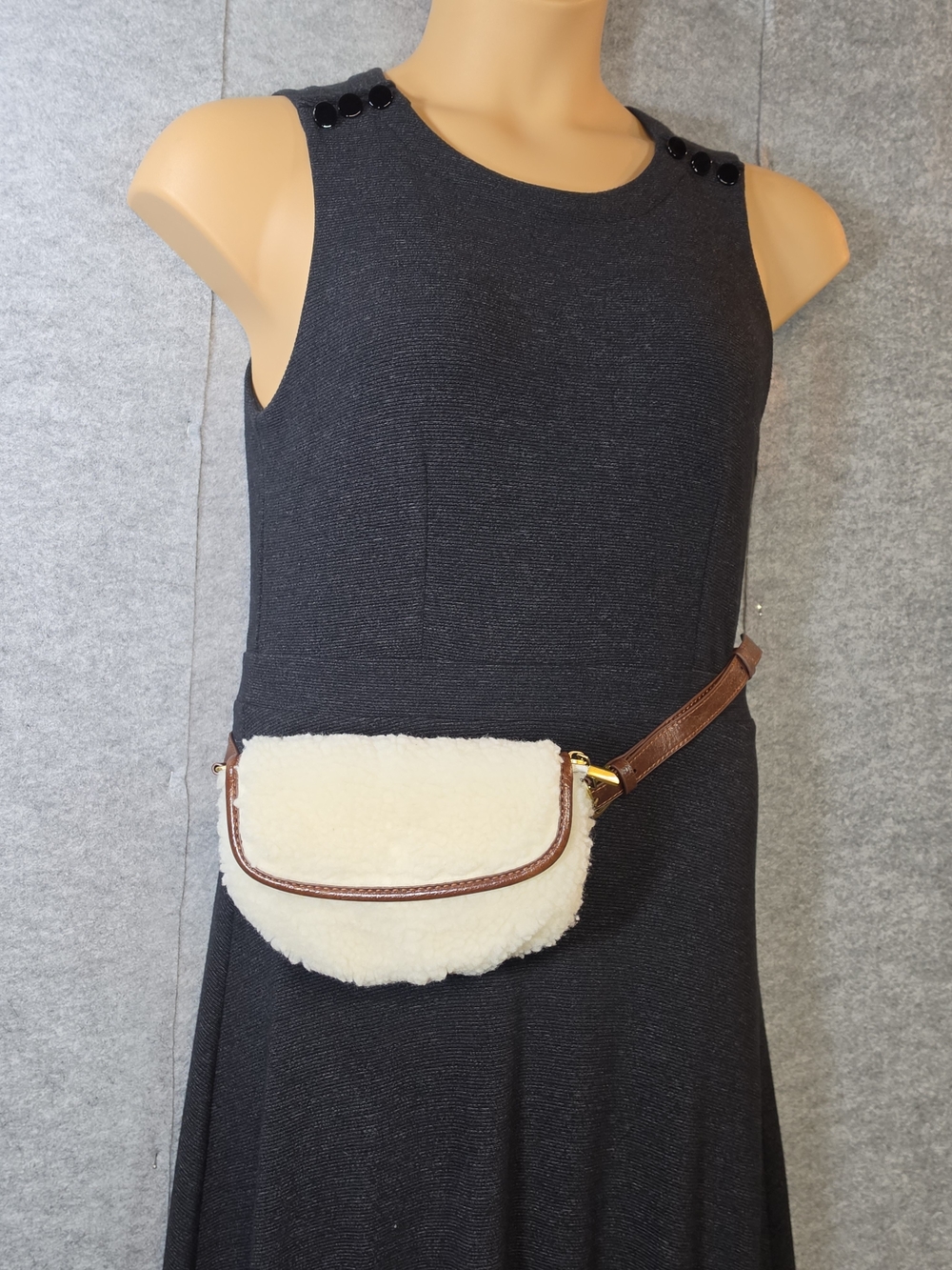 Anthropologie Sherpa Convertable Belt Bag